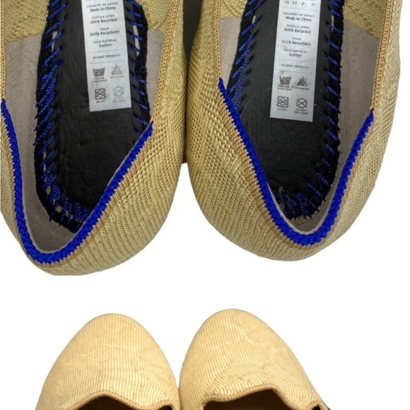 Rothy’s Giraffe Sahara Gold flats. - Picture 3 of 7